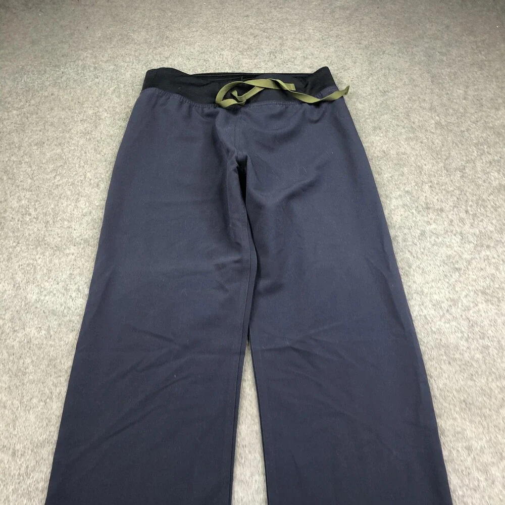 FIGS Scrub Pants Womens XS Tall Blue Technical Collection Straight Leg Medical